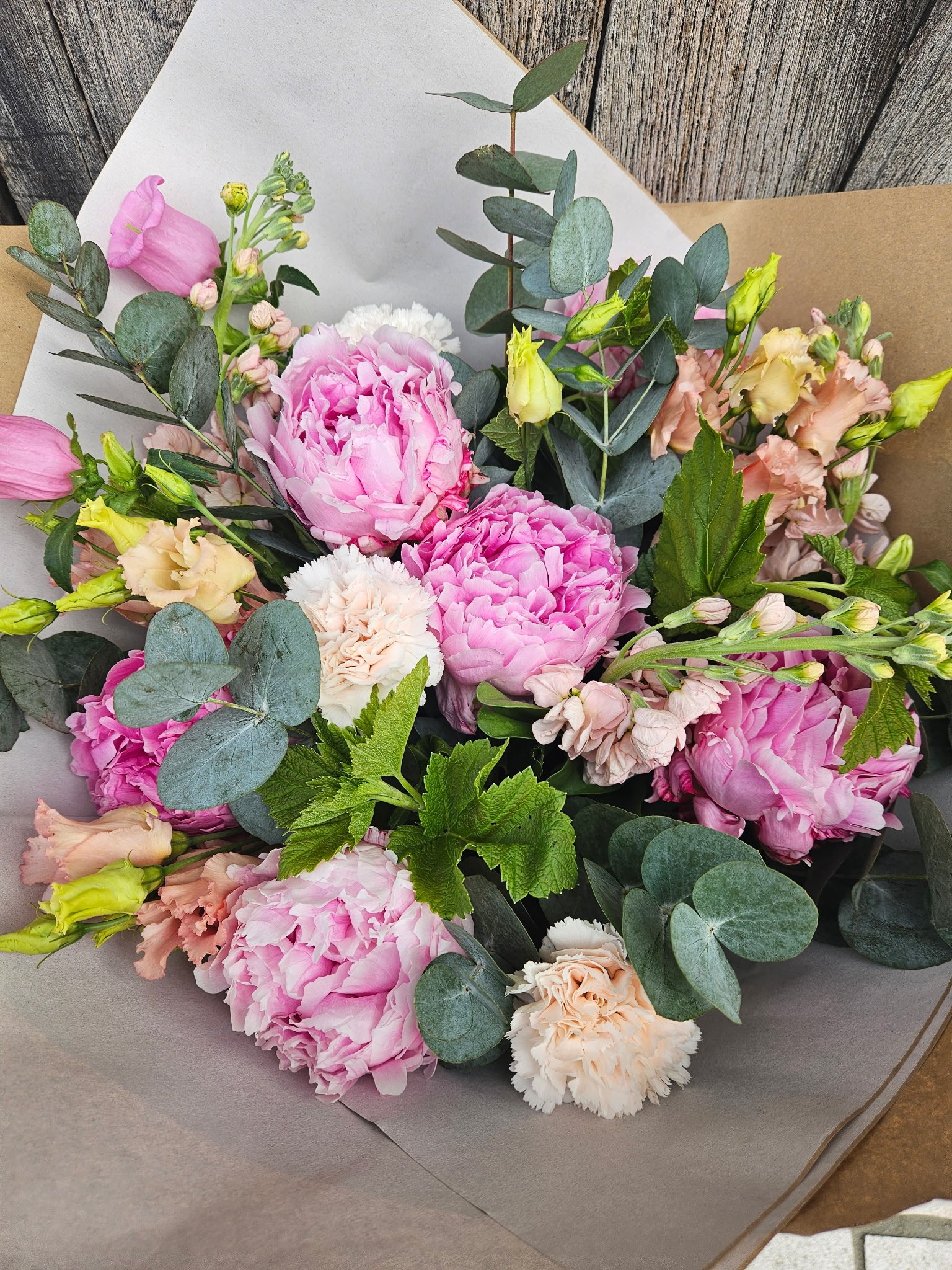 Bouquet de pivoine